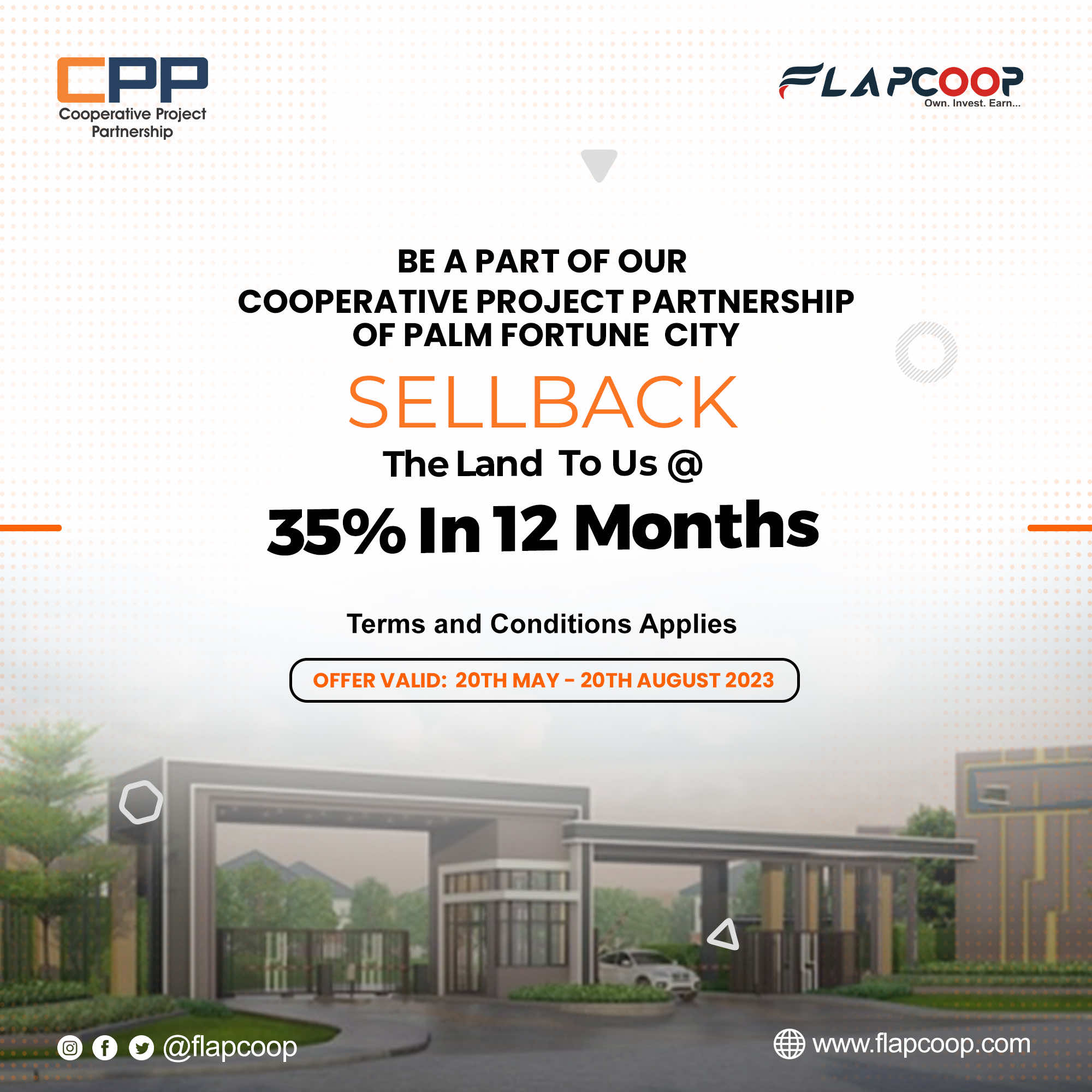 Cooperative Project Partners | 1 ACRE | 35% – FLAP Multipurpose Cooperative